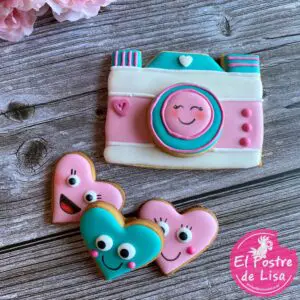 Galletas Decoradas Cámara de Fotos - ¡Captura Momentos Dulces con Estilo!