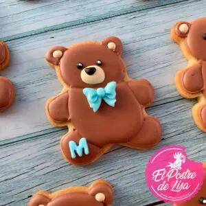 🐻🎀 Galletas Decoradas Osito Lazo  Deliciosas y encantadoras delicias