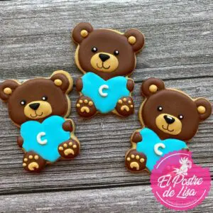 🐻💕 Galletas Decoradas Osito Cariñoso  Delicias dulces llenas de ternura