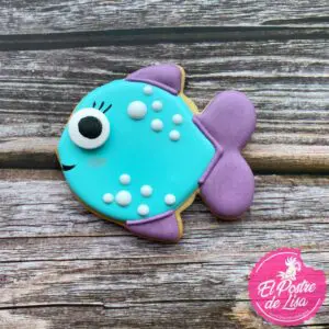 🐠🍪 Galletas Decoradas Súper Pez - Sabores acuáticos y diseño heroico en cada mordida