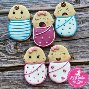 Galletas Decoradas Bebés Risueños: Alegría en Cada Mordisco 😊🍪