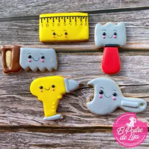 🛠️🍪 Galletas Decoradas Herramientas Kawaii - ¡Dulzura y Kawaii en cada Mordisco! 🎁😊