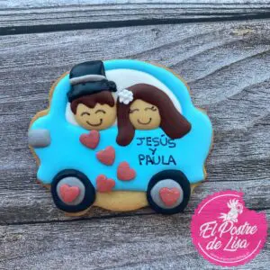 Galletas Decoradas Coche de Novios: Dulce Trayecto del Amor 🚗💑🍪