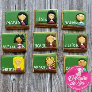 Galletas Decoradas Personalizadas para Profes: Un Toque Dulce con su Nombre 📚🍎🍪