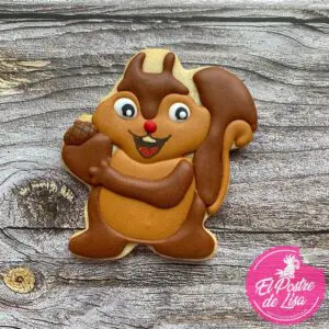 🐿️🍪 Galletas Decoradas: Ardilla - Deliciosas Galletas con un Toque de Naturaleza y Diversión🌳🌰