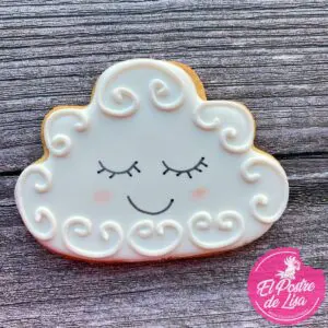 ☁️🍪😄 Galletas Decoradas Nube Risueña Un Bocado de Alegría Celestial 😊