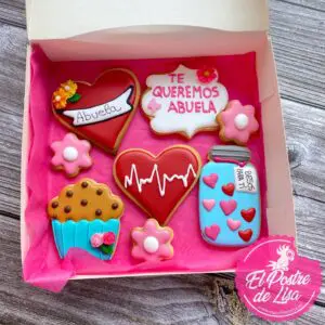 👵🍪 Set de Galletas Decoradas para la Abuela - ¡Un Regalo Dulce para la Mejor Abuela del Mundo! 🎁💕