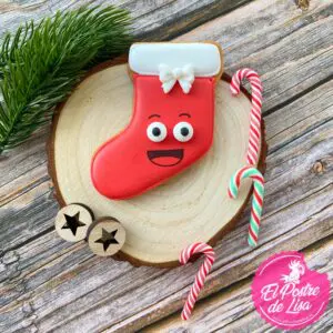 🎅🍪 Galletas Decoradas Bota de Santa Claus - ¡Un Sabroso Regalo Directo desde el Polo Norte! 🎄🎁