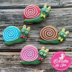 🍪🐌 Galletas Decoradas Caracol Un Toque Creativo y Dulce a Tu Merienda