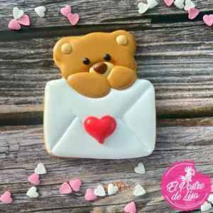 🐻🍪 Galletas Decoradas Osito Amoroso - Delicias tiernas que llenarán tu corazón de dulzura