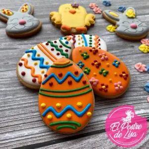 🥚🍪 Galletas Decoradas: Huevo de Pascua ¡Celebra la Alegría de la Pascua con Estas Deliciosas Sorpresas!🐰🌷