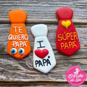 👔🍪 Galletas Decoradas Corbatas para Papá - ¡Un Regalo Dulce y Elegante para el Mejor Papá! 🎁💼