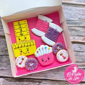 Set de Galletas Decoradas de Costura - ¡Dulces Delicias para los Amantes de la Costura! 🧵🍪