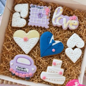 Galletas decoradas novios: un detalle dulce para su boda