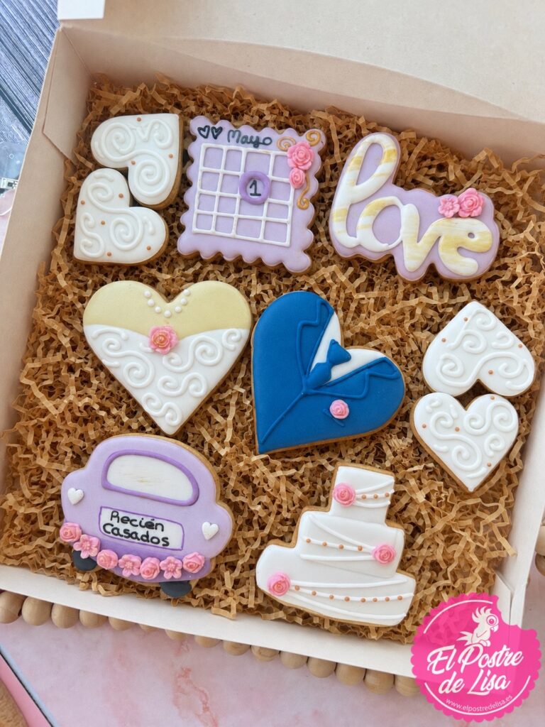 Galletas decoradas novios