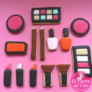 Set de Galletas Decoradas de Maxi Maquillaje: Glamour en Cada Bocado 💄🍪