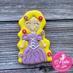 👑🍪 Galletas Decoradas Princesa Rapunzel: Un Festín de Sabor y Encanto en cada Bocado ✨🌸