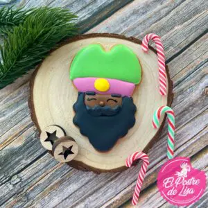 👑🍪 Galletas Decoradas Reyes Magos - Baltasar, ¡Un Regalo Realmente Dulce para Celebrar la Epifanía! 🌟🎁