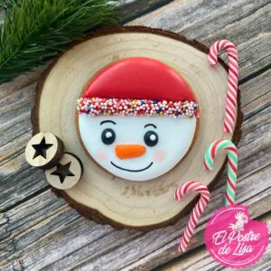 ⛄🍪 Galletas Decoradas Muñeco de Nieve - ¡Un Dulce Abrazo de Invierno! ❄️🎉