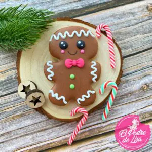 🍪🎁 Galletas Decoradas Muñeco de Jengibre - ¡Un Clásico Navideño para Alegrar tu Paladar! 🎄🎉