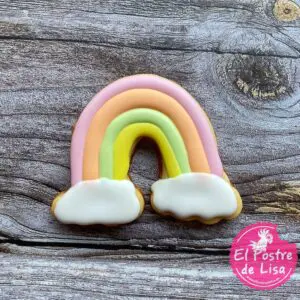 🌈🍪 Galletas Decoradas Arcoiris Un Bocado de Color y Dulzura 😊
