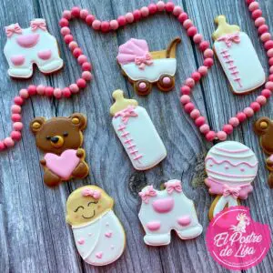 Set de 8 Galletas Decoradas Nacimiento: Dulzura en Cada Detalle 🍼👶