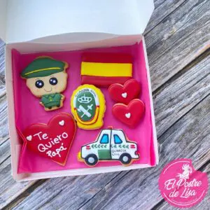 👮‍♂️🍪 Set Galletas Decoradas Papá Guardia Civil - ¡Un Regalo Dulce y Honorable para el Mejor Papá! 🎁👨‍✈️
