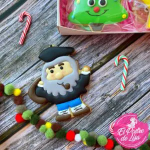 🎅🍪 Galletas Decoradas El Olentzero - ¡Celebra la Tradición Navideña Vasca con Estas Delicias! 🎄🎁