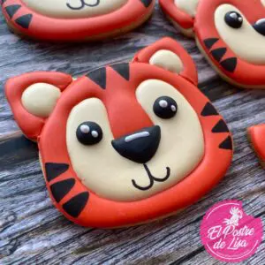 🐯 Galletas Decoradas Tigre Sabores Salvajes para Disfrutar 🌿🍪