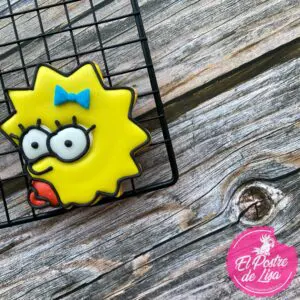 Galletas Decoradas Maggie Simpson 🍼🍪