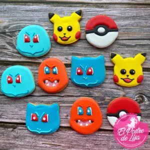 🌟 Set 10 Galletas Decoradas Pokémon: Sabor y Diversión en Cada Bocado 🍪⚡️