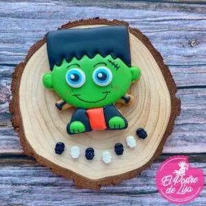 Galletas Decoradas de Halloween Frankenstein