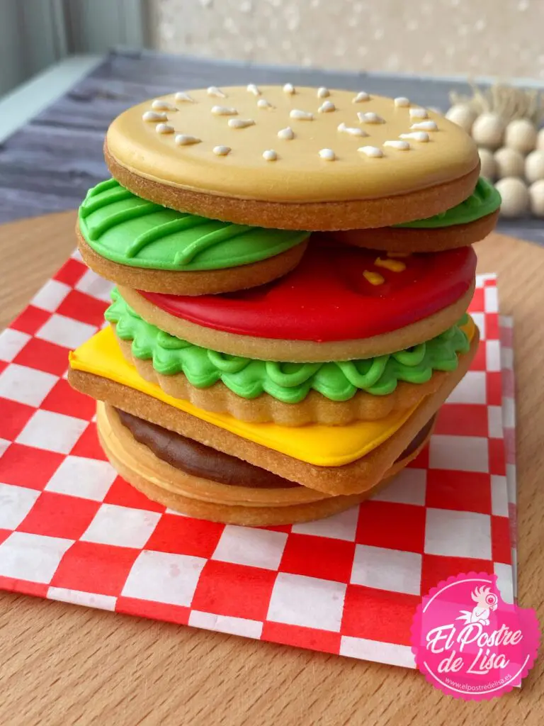  El Set de Galletas Decoradas de Hamburguesa: Una Delicia en 3D 🍔🍪