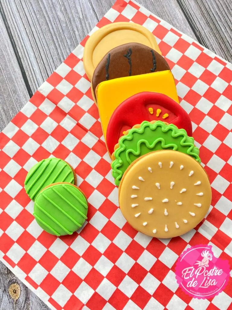  El Set de Galletas Decoradas de Hamburguesa: Una Delicia en 3D 🍔🍪