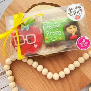 Dúo de Galletas Decoradas para Profes 🍪👩‍🏫🍪