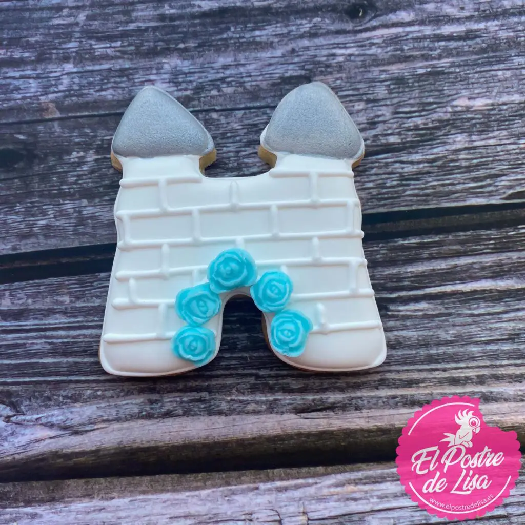Galletas Decoradas Castillo con Flores – Un detalle de cuento