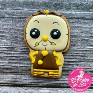 ⏰ Galletas Decoradas Cogsworth: Encanto y Sabor de La Bella y la Bestia ⏰🍪