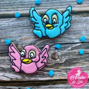 🐦🍪 Galletas Decoradas Pajaritos de Cenicienta: Dulzura Alada en Cada Bocado ✨🌸