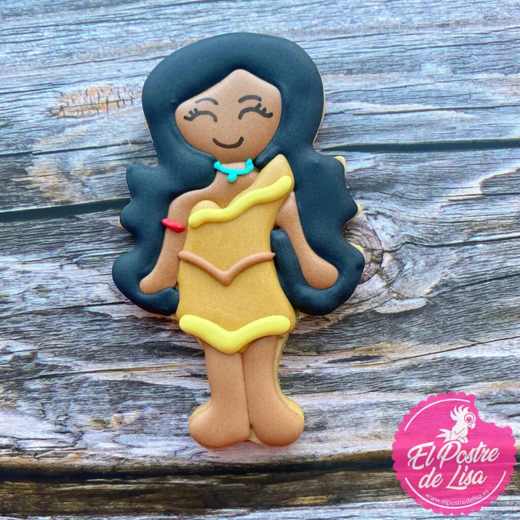 Princesa Pocahontas, inspiración para las galletas decoradas