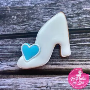 👠🍪 Galletas Decoradas Zapato de Cenicienta: Un Bocado Mágico de Elegancia y Sabor ✨🌟