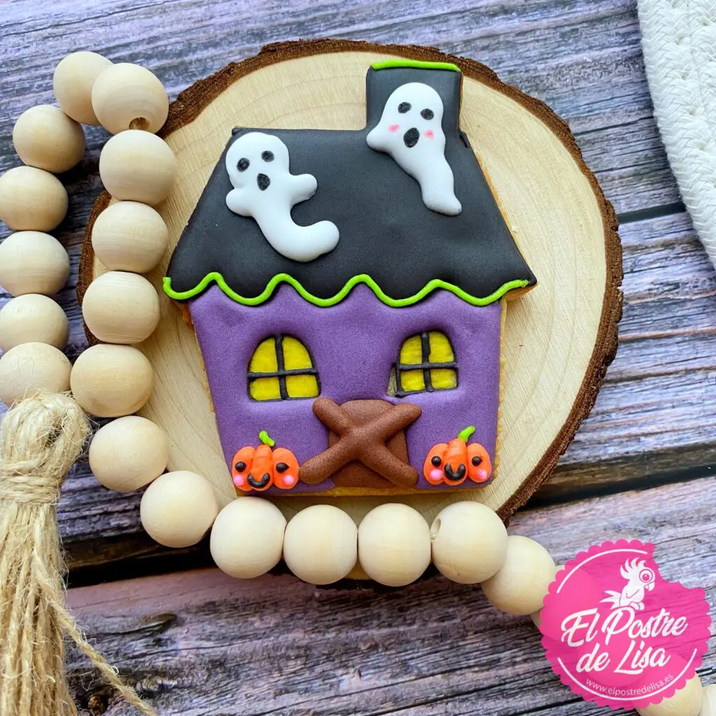 🏚️ Galletas Decoradas Halloween Casa Encantada: Terror y Sabor en Cada Mordisco 🎃🍪