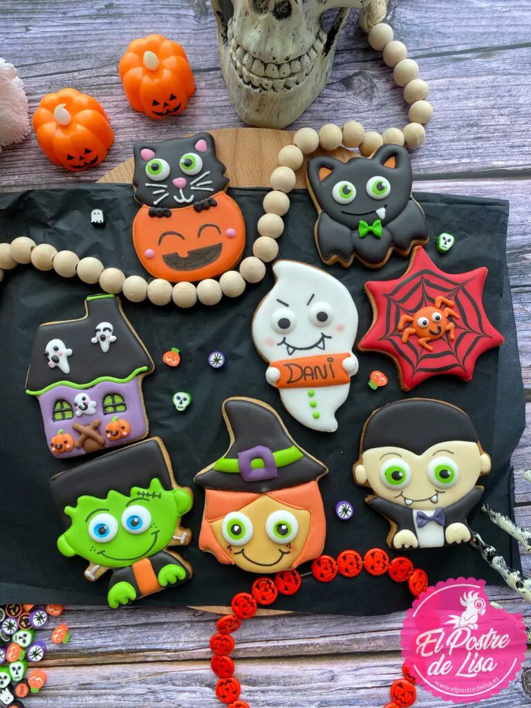 🎃 Set Galletas Personalizadas de Halloween: ¡Tu Nombre en un Fantasma! 👻