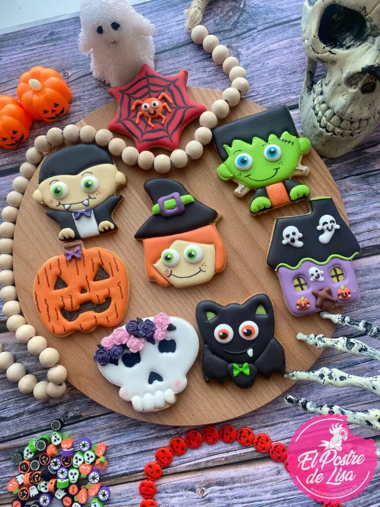 🎃 Set de 8 Galletas Decoradas para Halloween Terroríficamente Delicioso 👻