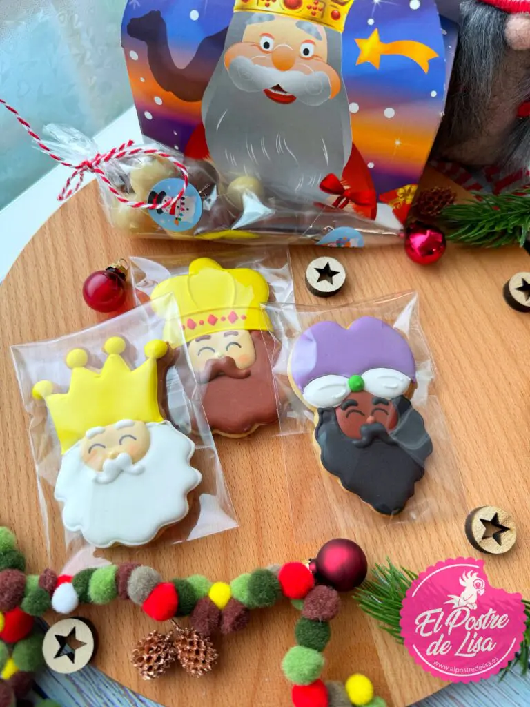 Cajita de Galletas Decoradas Rey Mago: ¡Tres Veces la Diversión y el Sabor Real! 🤴🍪✨