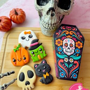 Mini Pack Ataúd de Galletas de Halloween