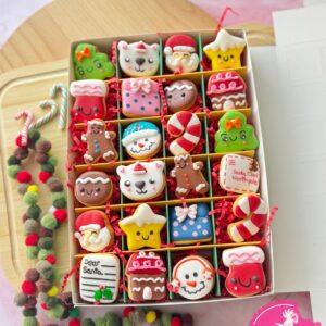 Calendario de Adviento de galletas decoradas artesanales