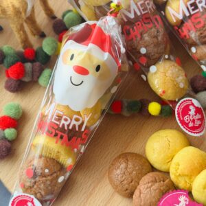 Cucurucho Navideño de Bolas de Galleta – 12 unidades artesanales