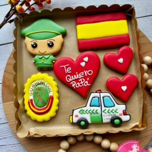 Set Galletas Decoradas Papá Guardia Civil