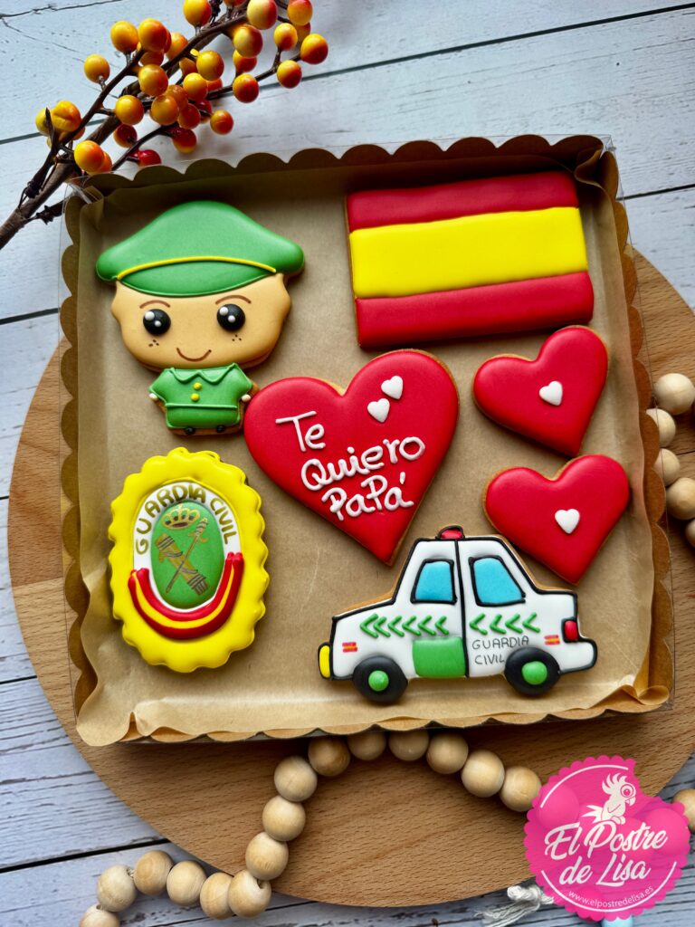 Set Galletas Decoradas Papá Guardia Civil