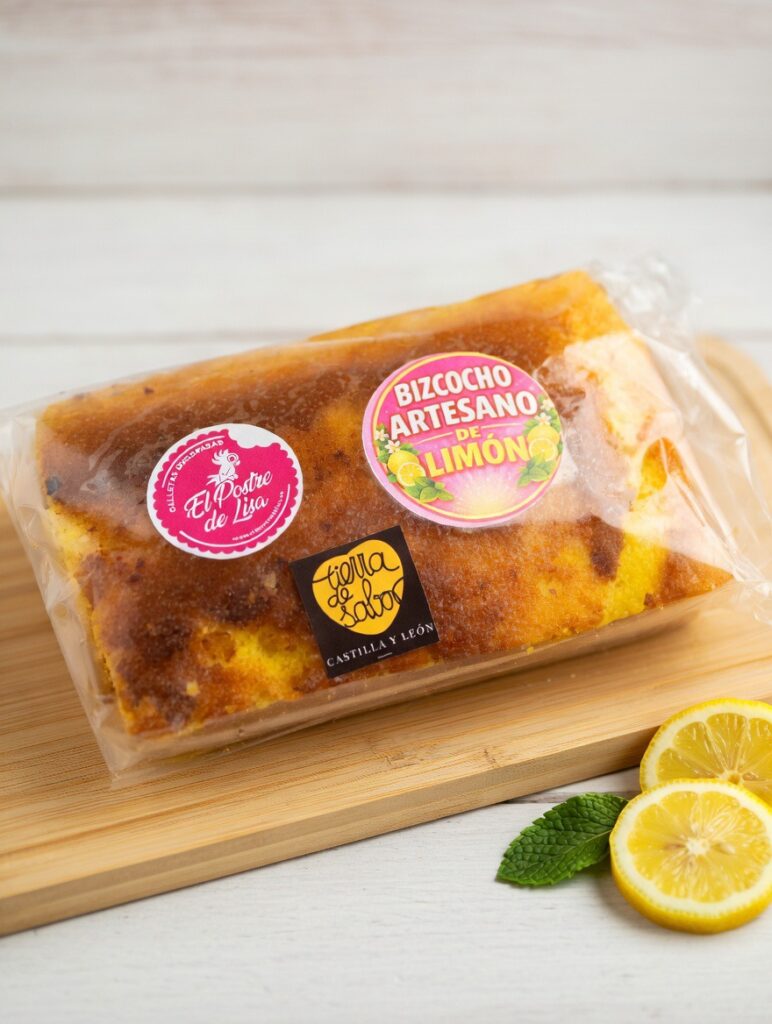 Bizcocho de limón artesanal